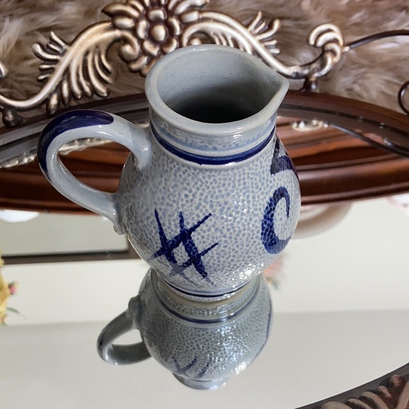 Small Vintage Pottery Jug Original Gerzit,Germany - Picture 3 of 7